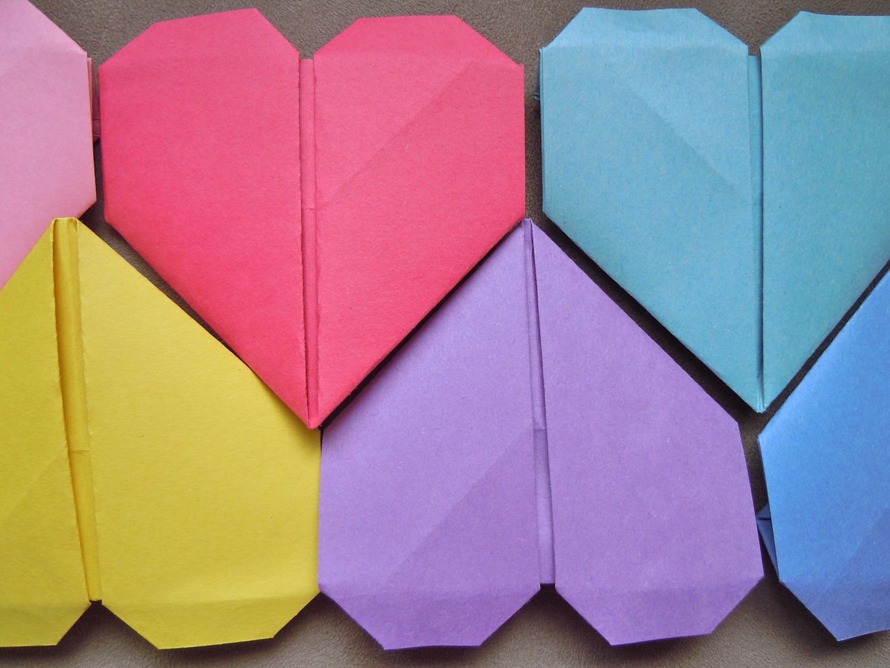 Hina matsuri origami heart
